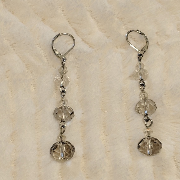 Crystal multi bead earrings - Picture 1 of 2